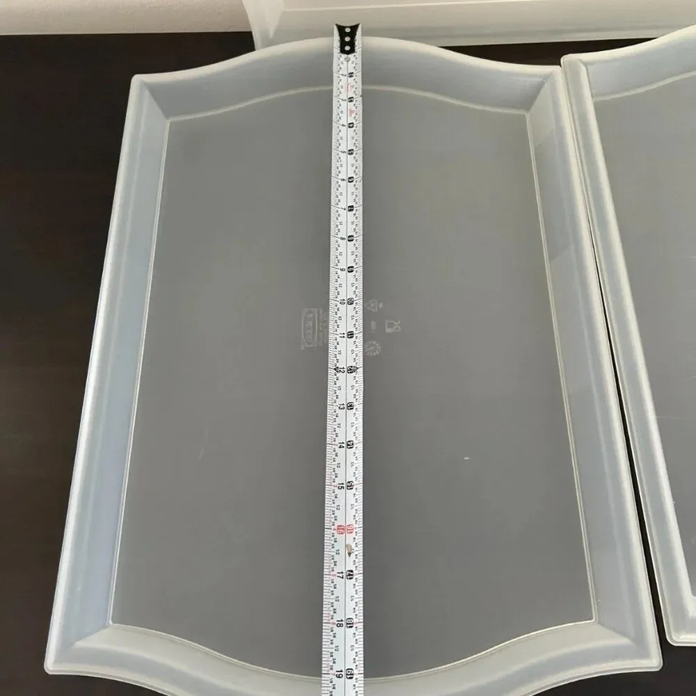 IKEA SMULA Trays, clear, 20x14 